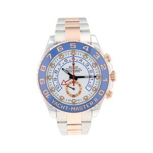 Rolex Yacht-Master II 116681M 44mm White Luminous Dial Rotatable Ceramic Bezel